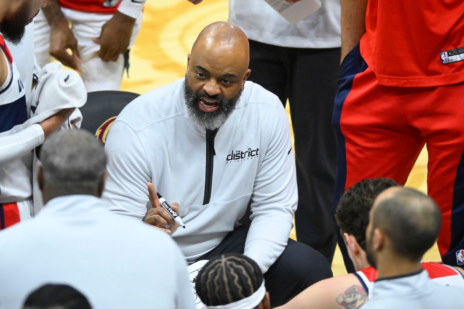 Coach Unseld Jr. Washington Wizards at Cleveland Cavaliers